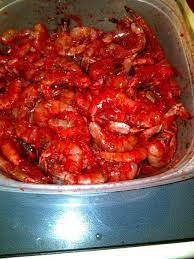 Jamaican Pepper Shrimp Yes I Made It Jamaican Cuisine Seafood Recipes Jamaican Recipes