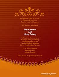 Wedding invitation cards & cards for all occasions. Christian Wedding Invitation Wording Samples Wordings And Messages