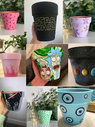 Hand Painted CUSTOM Plant Pot