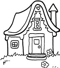 Large and small houses, dog houses and more house pictures and sheets to color. Cartoon House Coloring Pages Coloring Home