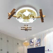 I'm not sure if it goes (as you would assume) into the area where the black goes on the fixture, and just want to check for sure. Wooden Biplane Ceiling Light Fixture Creative 3 Head Pull Chain Flush Mount Lighting In Yellow Beautifulhalo Com