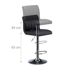 Rotes echtleder im modernen design edel vernäht: Hohenverstellbar Gepolstert Drehbar Barhocker 2er Set Barstuhl Polsterhocker Colzzky Com