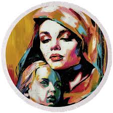 Casualties of War #1 Round Beach Towel