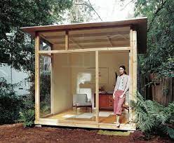 Diy Idea Build A Place To Escape Backyard Retreat Modern Bungalow Shed Design