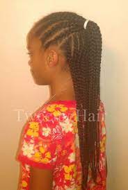 Tweeny Hair Simple Cornrow Style Half Up Hair Styles Kids Hairstyles Natural Hair Styles