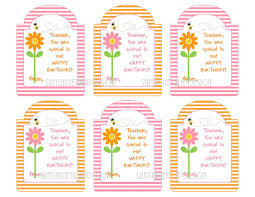 Cute Birthday Gift For Teacher Printable Teacher Birthday Gift Tags Happy Birthday Printable Teacher Tags By Sunshinetulipdesign Happy Birthday Printable Teacher Birthday Gifts Birthday Gift Tags