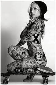 And how nice they looks with full body tattoos! 35 Weird Full Body Tattoo Designs