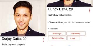And then go out on your first date. Honest Tinder Bio Of 12 Indian Writers Would You Swipe Right For Any Of Them Green Mango More