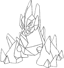 Gigalith coloring page from the rock pokemon coloring pages section of fun with pictures.com. Coloring Pages Pokemon Gigalith Drawings Pokemon