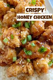 Crispy Honey Chicken Honey Chicken Has The Crispiest Most Delicious Coating Ever Chunks Of Honey Chicken Recipe Crispy Honey Chicken Yummy Chicken Recipes
