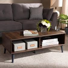 Find top design and service professionals on houzz. Baxton Studio Pierre 40 In Walnut Dark Gray Medium Rectangle Wood Coffee Table With Shelf 147 8252 Hd The Home Depot