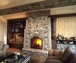 Airstone fireplace makeover {from ugly to incredible!} airstone fireplace makeover tutorial with amazing before and after photos. River Rock Fireplace Insteading
