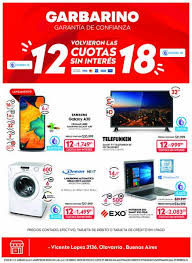 This was about 24% of all the recorded garbarino's in the usa. Acercate A Garbarino Y Aprovecha Las Ofertas Noticias De Olavarria Ofrecidas Por Diario El Popular Movil