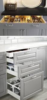 Goodbye Junk Drawers Hello Organization Ikea Sektion Interior Organizers Turn Chaotic Drawers And Hard To Reach Ikea Kitchen Kitchen Layout Kitchen Drawers