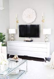Tv Wall Decor Idea Decorate With A Juju Hat Wall Decor Bedroom Wall Decor Living Room Contemporary Home Decor
