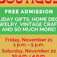 Venetian Gardens Holiday Boutique event in Stockton, CA