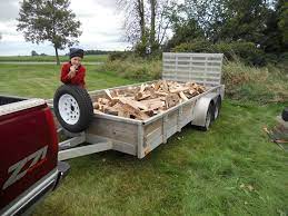 This Is My Aluminum Landscape Trailer It S A 16 Tandem Axle Trailer Capable Of Hauling A Lot Of Firewood
