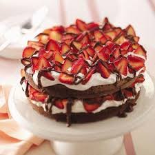 Chocolate Strawberry Torte Recipe Desserts Strawberry Torte Recipe Chocolate Strawberries Recipe