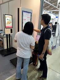 21 24 27 32 inch self ordering kiosk special offer in september with lg panel 10 points touch epson printer digital signage epson printer touch screen