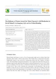 Namu myōhō renge kyō (english: Pdf The Influence Of Nature Toward The Main Character S Self Realization In David Malouf S An Imaginary Life An Eco Critical Reading