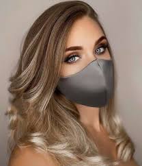 Women S Satin Face Mask Wedding Silk Face Mask Silver Ash Mask Adjustable Strap Ebay Cubrebocas Accesorios Cabello Patrones De Costura De Bolsas