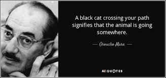 Whenever the cat of the house is black, the lasses of lovers will have no lack ~ folk saying. Top 25 Black Cat Quotes A Z Quotes