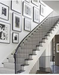 Black And White Gallery Wall Stairs Pin By Shannon Schnell On Art Gallery Wall Design Stair Wall Decor Stairway Decorating