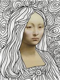 Leonardo Line Drawing Template Art Projects For Kids Arte Di Bambino Lezioni Di Arte Disegni Da Colorare