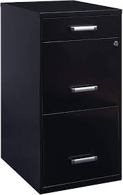High quality metal rolling file cabinet for letter, a4 or legal size files (white/black), ideal for use in both home and office (white) 5.0 out of 5 stars. Generic Hirsh Industries 18in Deep 3 Metal Organizer Pencil Drawer Soho Vertical File Cabinet 18 Black