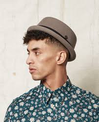 Jack Smoke Grey Felt Skimpy Brim Short Brim Rude Boy Mod Style Porkpie Hat 