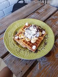 The most popular cafe nowadays in kota kinabalu, we love the interior design at bside, is very comfortable, simple & kind of like australia's cafe. Tasty Waffle Picture Of Nook Cafe Kota Kinabalu Tripadvisor