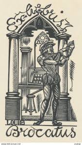 Ex Libris Louis Brocatus Luc De Jaegher Item Nummer 869270509 Ex Libris Telefoonkaarten Bankbiljet