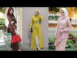 Model Kebaya Hijab Simple Modern Terbaru Bisabo Channel