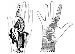 Easy henna mehndi tattoo design (: Simple Henna Designs On Paper