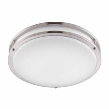 It's possible you'll found one other home depot flush mount light higher design concepts. Hampton Bay Brushed Nickel Led Round Flush Mount Dc016ledb The Home Depot Flush Mount Ceiling Lights Flushmount Ceiling Lights Modern Led Ceiling Lights