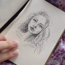 Art Drawing And Face Eikona Art Art Sketchbook Drawings