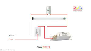 Tube Light Circuit Wiring Diagram