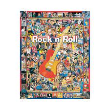 Rock and roll jigsaw puzzles. White Mountain Puzzles Rock N Roll 1000 Piece Jigsaw Puzzle Walmart Com Walmart Com
