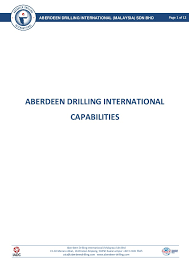 See more of galaxy aerospace malaysia sdn bhd on facebook. Aberdeen Drilling International Capability Profile Adi Malaysia I
