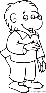 If your child loves interacting. Berenstain Bears Coloring Pages Coloringall