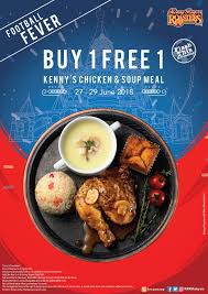 We're partnering with mobile legends bang bang for mpl malaysia season 7. Kenny Rogers Roasters Buy 1 Free 1 Kenny S Chicken Soup Meal Aroma Asian