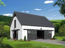 On the second story, there is also a loft area to hang out in and a future bonus room over the garage. Farmhouse Plans Modern Farmhouse Designs Cool Garage Plans