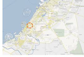 Whenever you see multiple routes, the best route to your destination is blue. Dubai City And Al Barshaa North District Source Google Maps Download Scientific Diagram