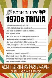 50th Birthday Party Games 50th Trivia Games 50th Birthday Etsy 30th Birthday Party Games Funny Party Games 50th Birthday Party Games