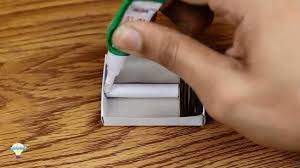Again take 2cm line, mark those 2cm lines at end corners of radius line. Mr Wow How To Make Spiderman Web Shooter With Matchbox Simple Easy Homemade Spider Man Web Shooter Facebook