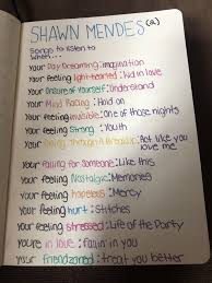 Shawn Mendes Songs To Listen To When Part 2 Shawn Mendes Songs Shawn Mendes Songs List Song Lyric Tattoos