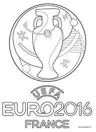 Coloriage Du Logo Officiel De L Euro 2016 De Football Par 1max2coloriages Coloriage Football Coloriage Coloriage Foot