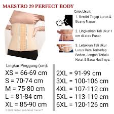 Anda boleh tetap mengenakan pakaian dalam tipis. Maestro 29 Perfect Body L Perfect Body Waist Trainer