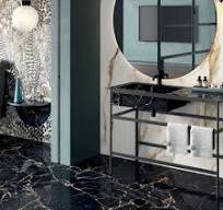 Luxe Black with Gold Veins - A designers choice | Porcelain ...