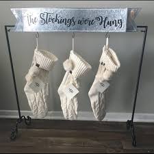 Red nordic knitted personalised stocking custom name xmas stockings christmas. Ugg Accessories Nwt Cream Ugg Cable Knitt Christmas Stocking Poshmark